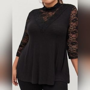 Torrid high neck swing top